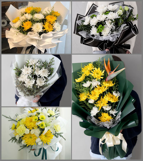 西藏日喀则市桑珠孜区城南办事处白事花束代送